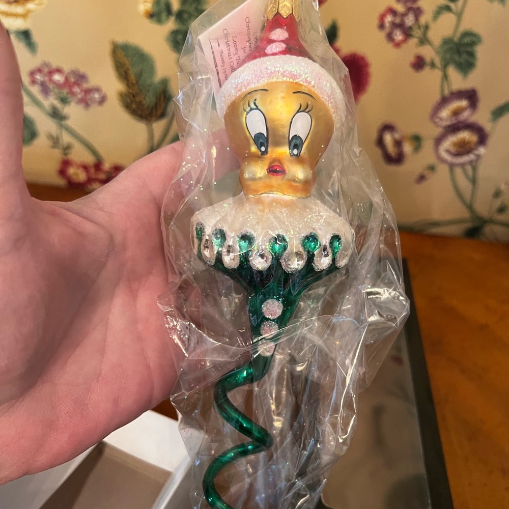 Vintage 1994 Numbered Tweety Bird Looney Tunes Ornament NEW